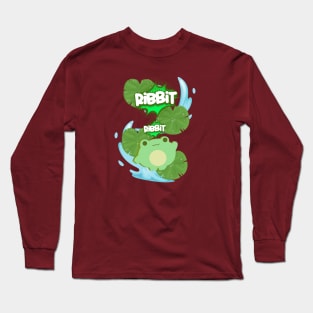 Kawaii Croak Long Sleeve T-Shirt